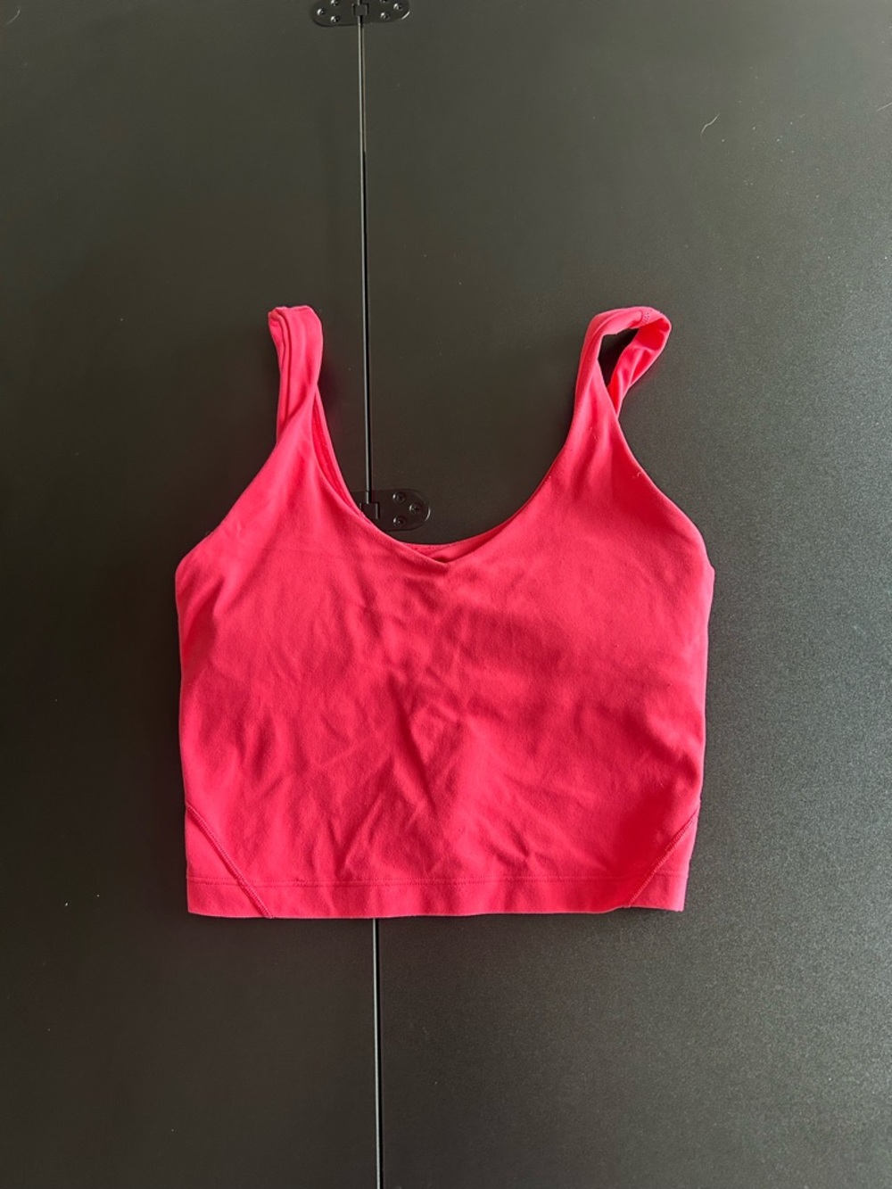 lululemon athletica lipgloss hot pink align tank